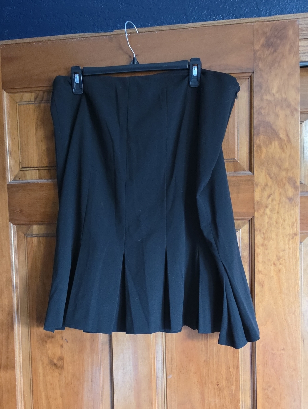 AGB Black Pleated Skater Skirt